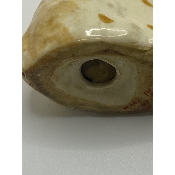 Vintage Ceramic Dog Salt & Pepper Shakers With Plaid Caps occupied Japan - Picture 6 of 13